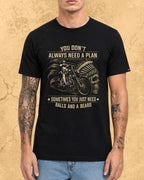 Rebel Beard Motorcycle Cotton Tshirt