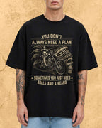 Rebel Beard Motorcycle Cotton Tshirt