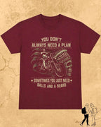 Rebel Beard Motorcycle Cotton Tshirt