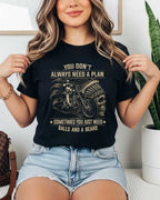 Rebel Beard Motorcycle Cotton Tshirt Swiftsoul