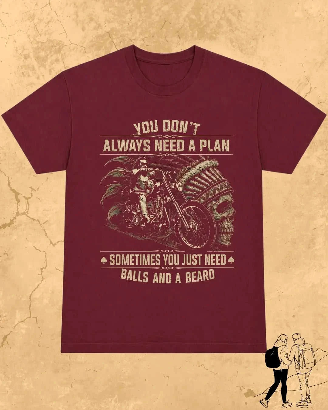 Rebel Beard Motorcycle Cotton Tshirt Swiftsoul