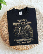 Rebel Beard Motorcycle Cotton Tshirt Swiftsoul