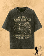 Rebel Beard Motorcycle Cotton Tshirt