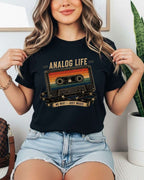 Retro Cassette Music Cotton Tshirt Billien LLC 
