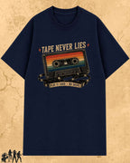 Retro Cassette Music Cotton Tshirt Billien LLC 