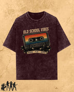 Retro Cassette Music Cotton Tshirt
