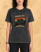 Retro Cassette Music Cotton Tshirt Billien LLC 
