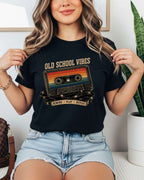 Retro Cassette Music Cotton Tshirt
