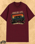 Retro Cassette Music Cotton Tshirt Billien LLC 