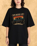 Retro Cassette Music Cotton Tshirt Billien LLC 