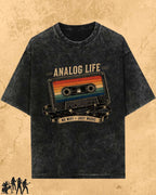 Retro Cassette Music Cotton Tshirt Billien LLC 