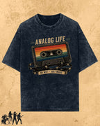Retro Cassette Music Cotton Tshirt Billien LLC 