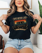 Retro Cassette Music Cotton Tshirt Billien LLC 