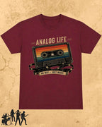 Retro Cassette Music Cotton Tshirt Billien LLC 