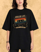 Retro Cassette Music Cotton Tshirt Billien LLC 