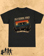 Retro Cassette Music Cotton Tshirt