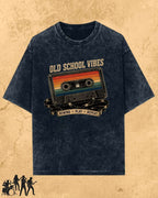 Retro Cassette Music Cotton Tshirt