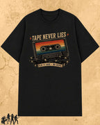 Retro Cassette Music Cotton Tshirt Billien LLC 