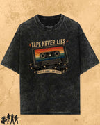 Retro Cassette Music Cotton Tshirt Billien LLC 