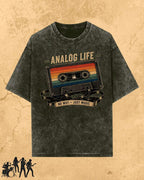 Retro Cassette Music Cotton Tshirt Billien LLC 