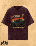 Retro Cassette Music Cotton Tshirt Swiftsoul 