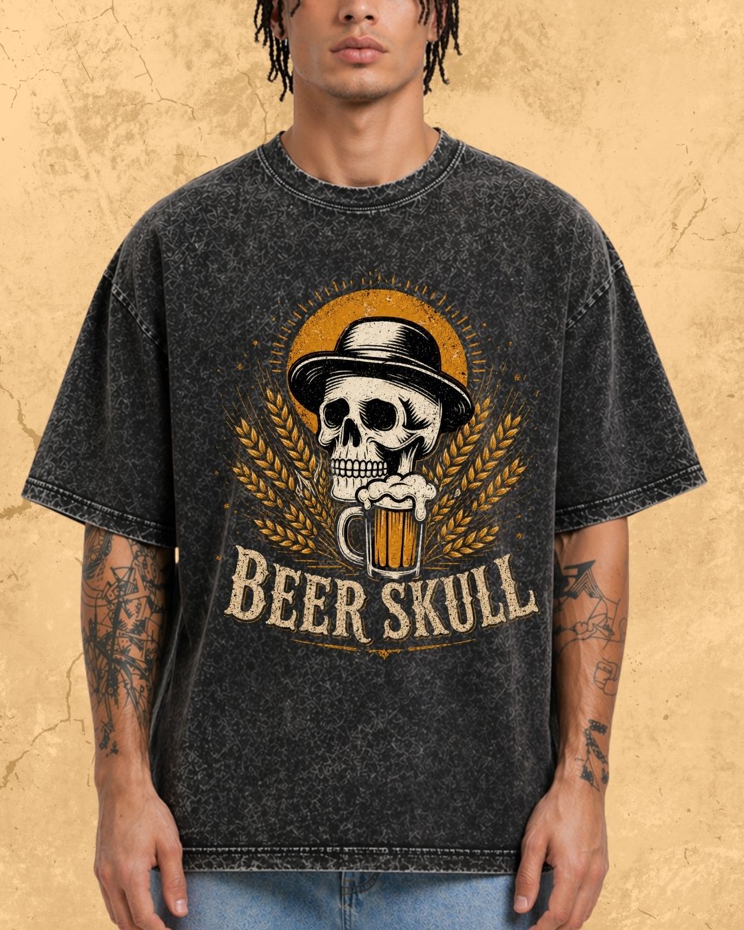 Skull Beer Party T-Shirt