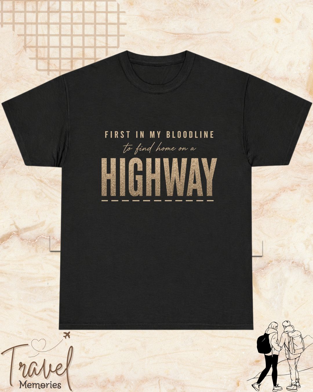 FIRST IN MY BLOODLINE Travel Cotton Tshirt