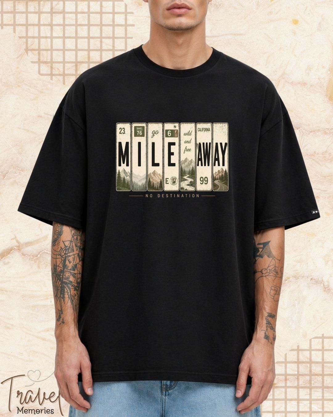 Roadtrip Travel Cotton Tshirt