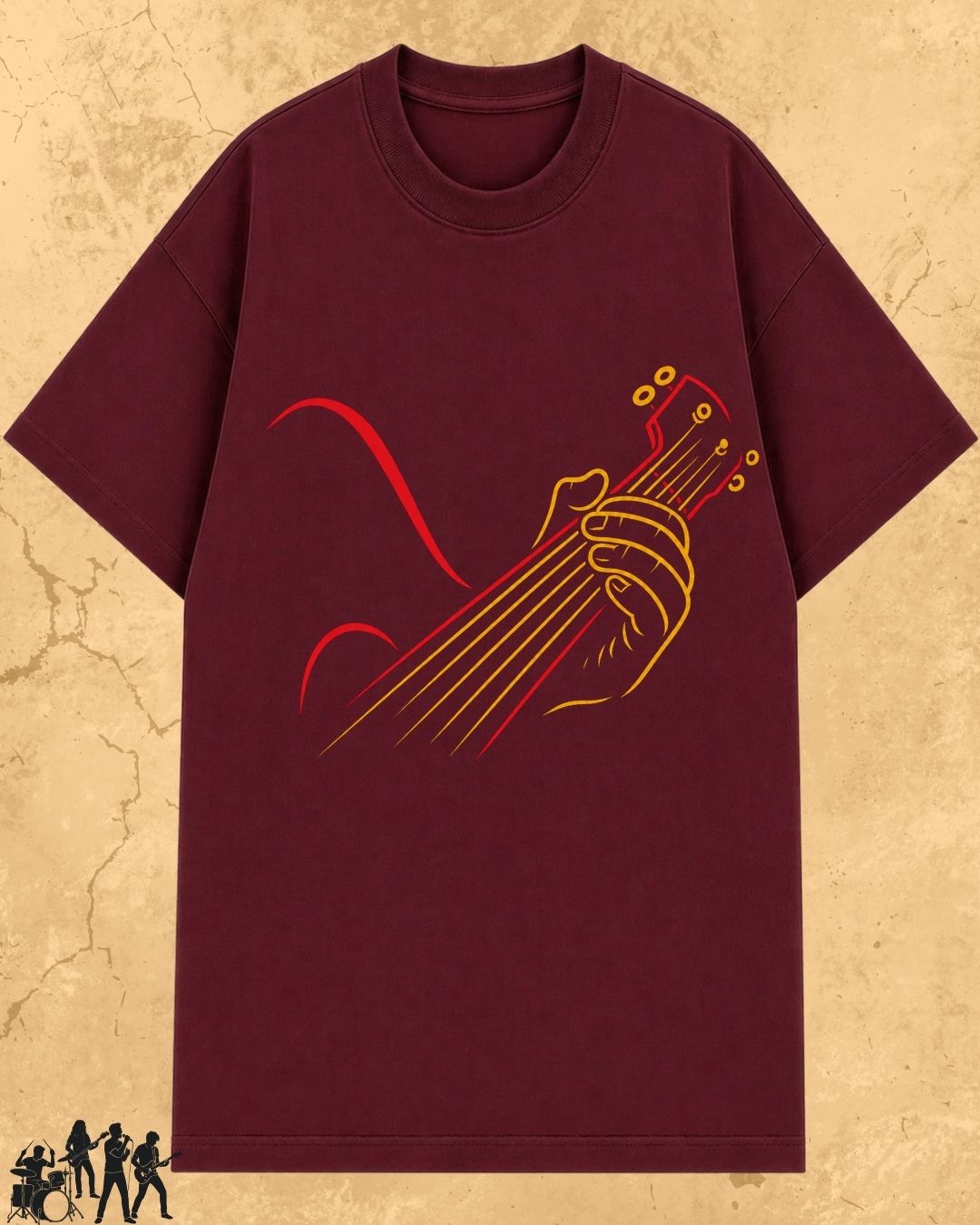 Minimal Music Vibe Cotton Tshirt