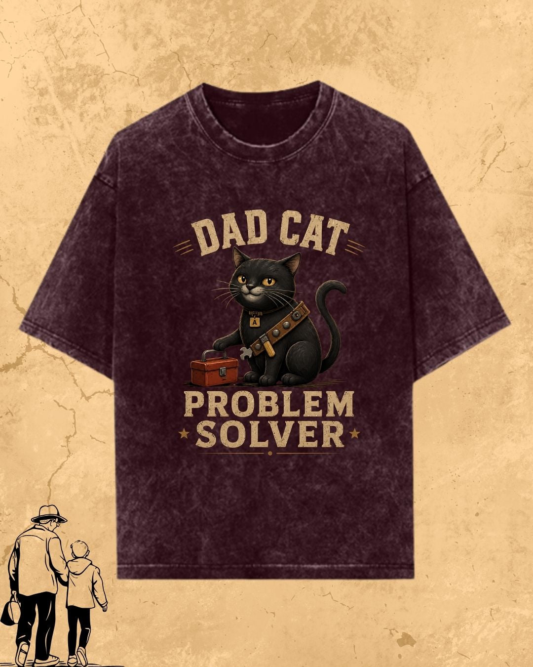 Purr Dad Cotton Tshirt