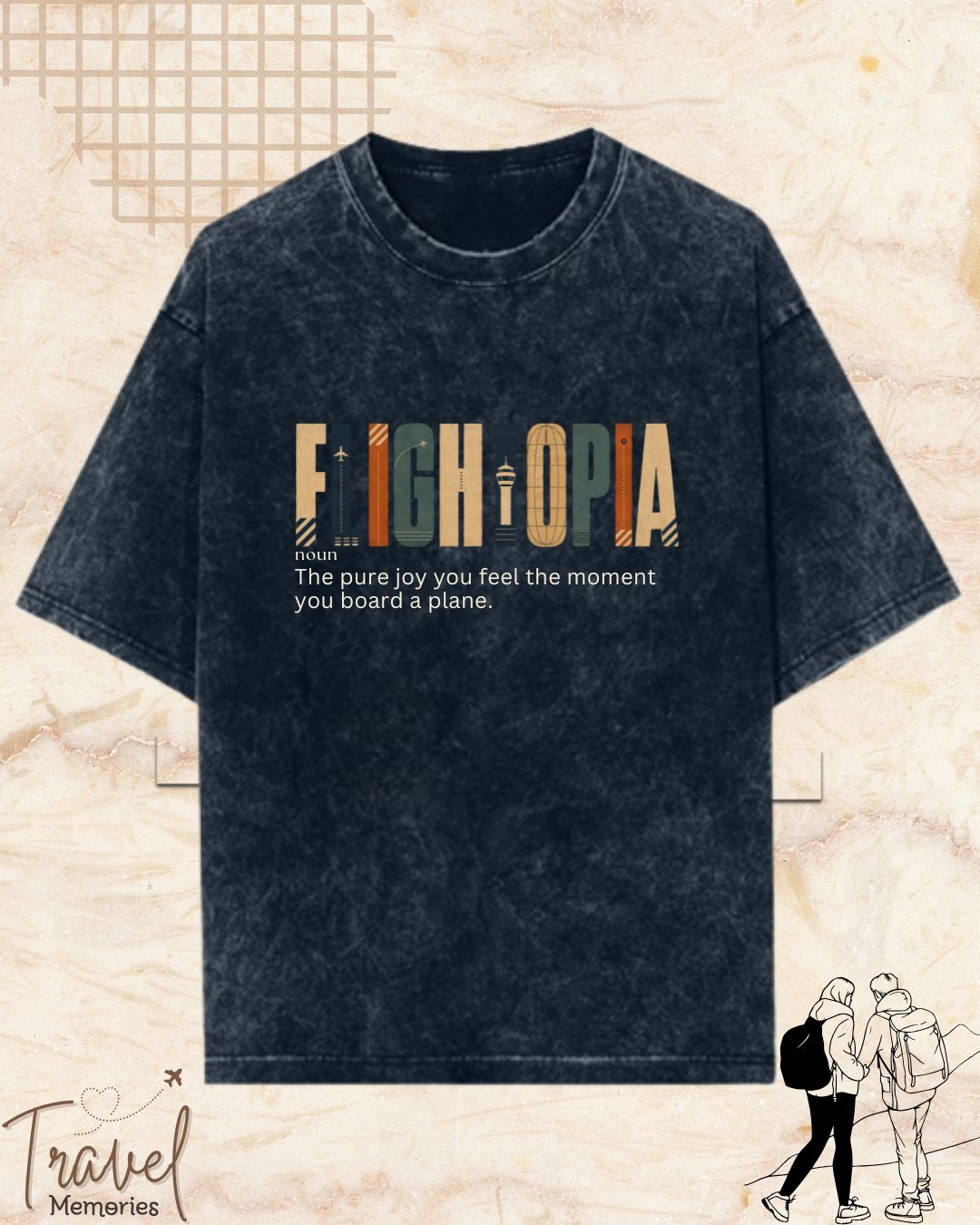 Travel Dictionary Cotton Tshirt
