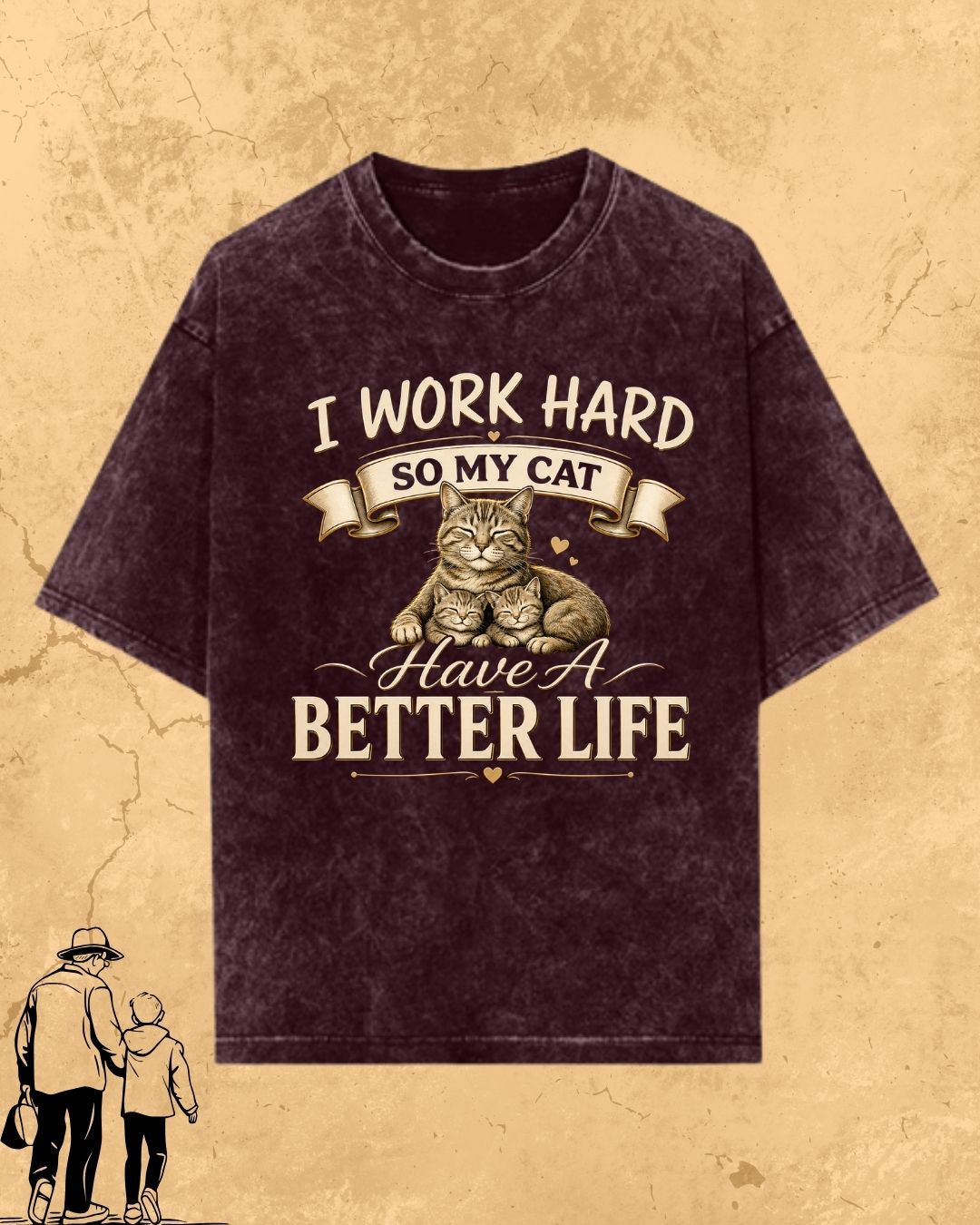 Purr Dad Cotton Tshirt