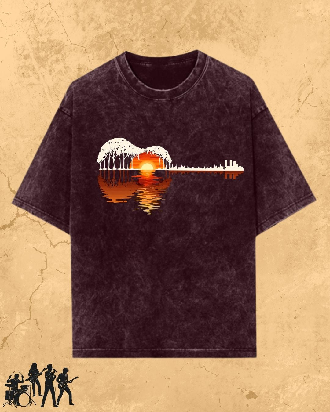 Guitar Relaxation Music Cotton T-Shirt