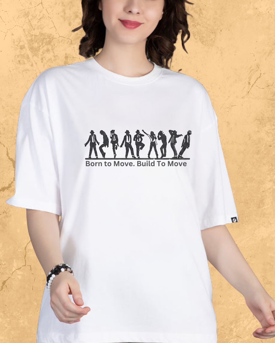 White Michael Jackson Cotton Tee