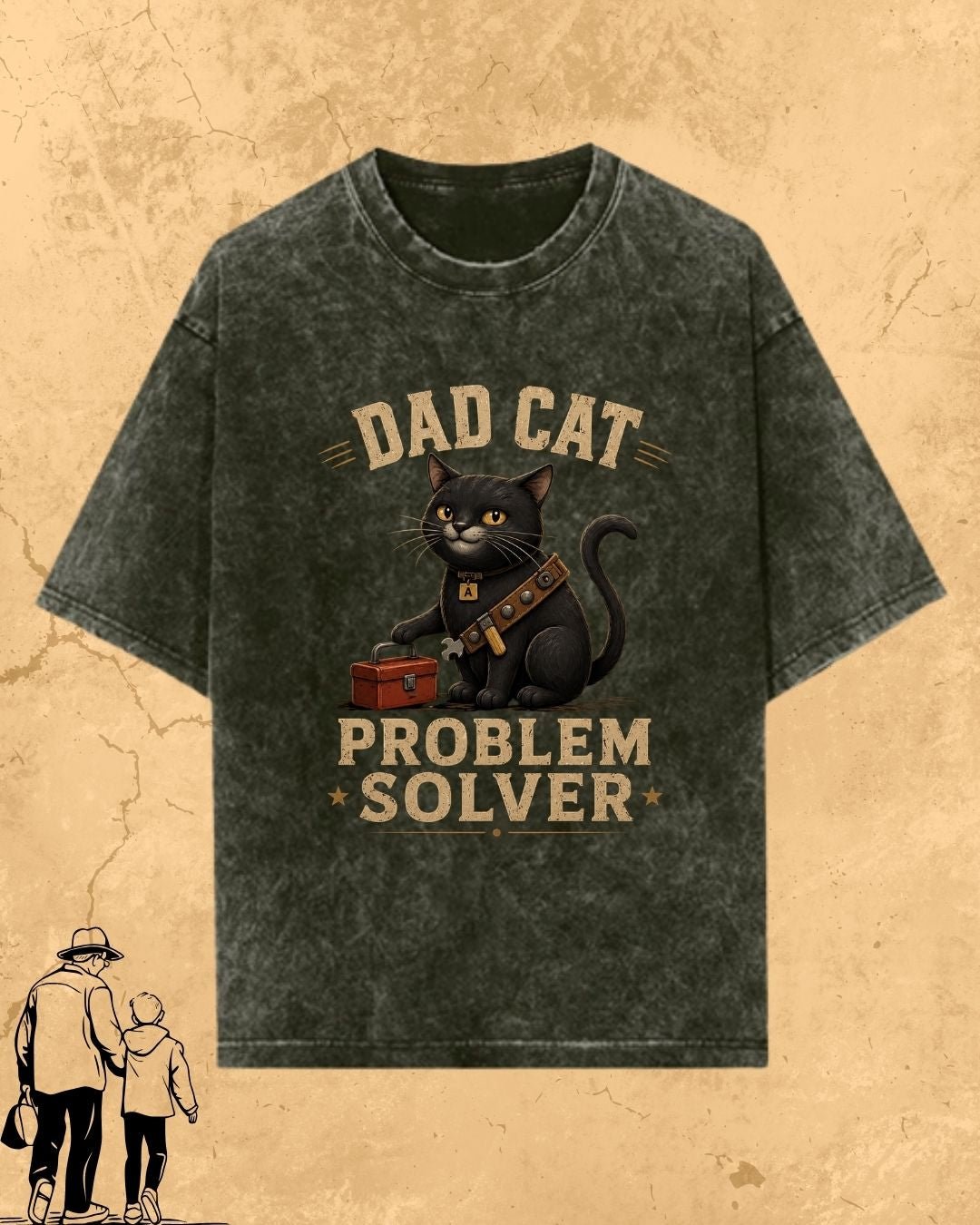 Purr Dad Cotton Tshirt