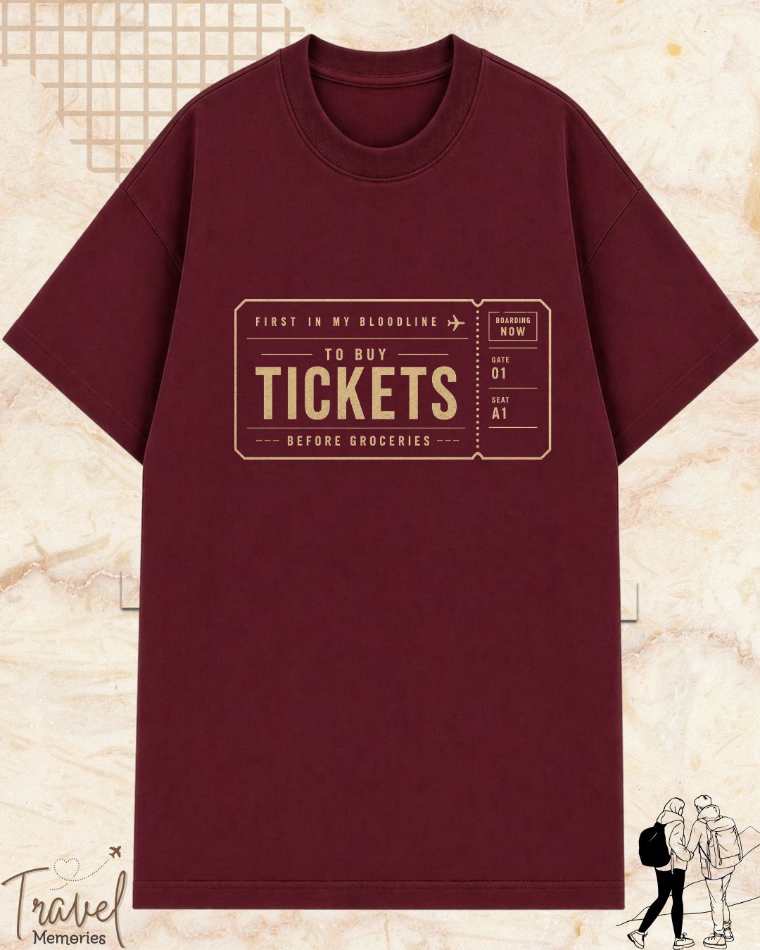 FIRST IN MY BLOODLINE Travel Cotton Tshirt