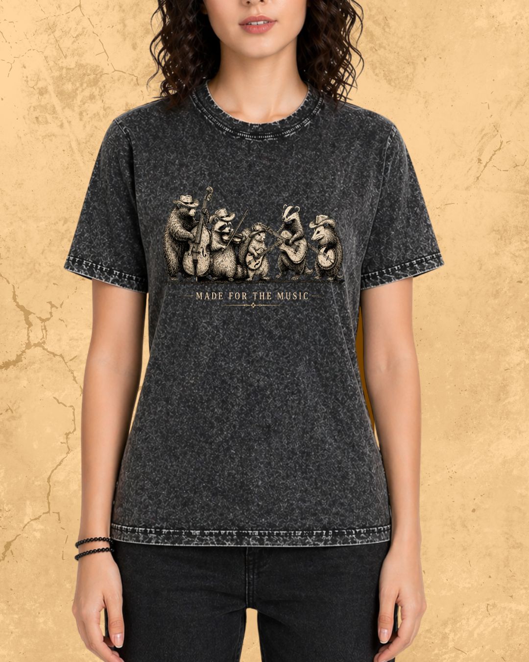 Folk Band Animals Music T-Shirt