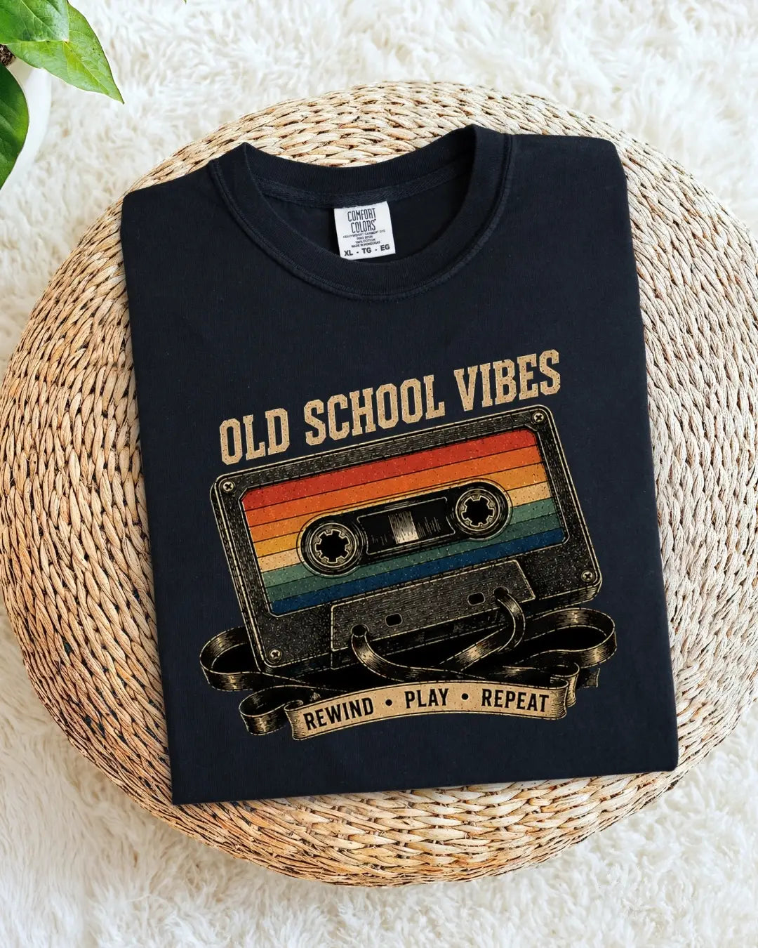 Retro Cassette Music Cotton Tshirt
