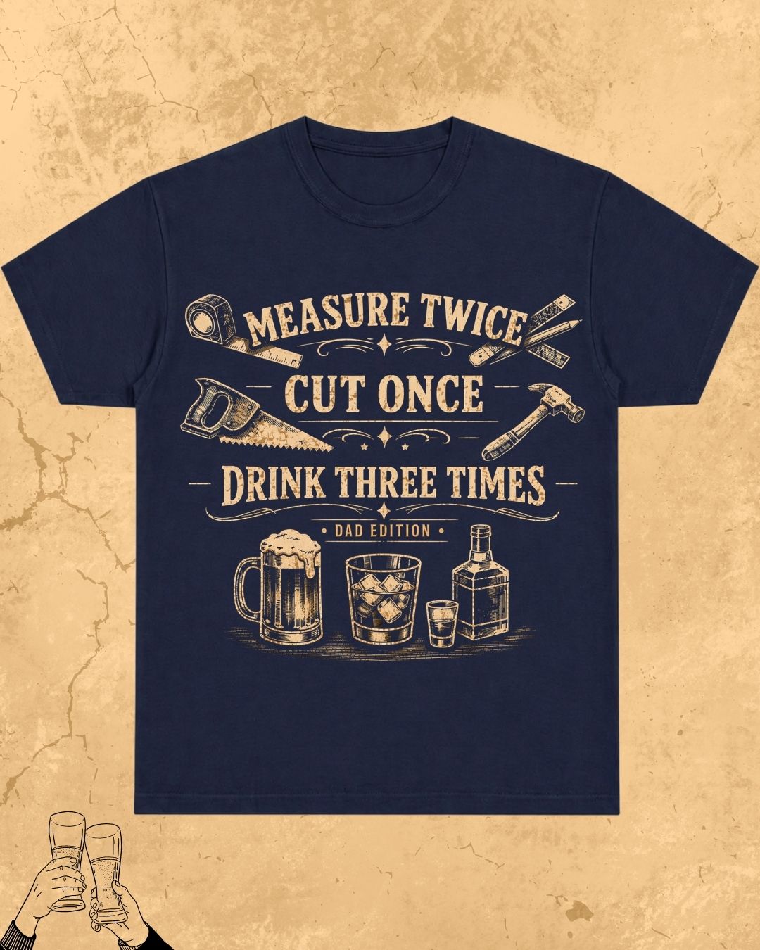 Beer Bond Statement Cotton T-Shirt