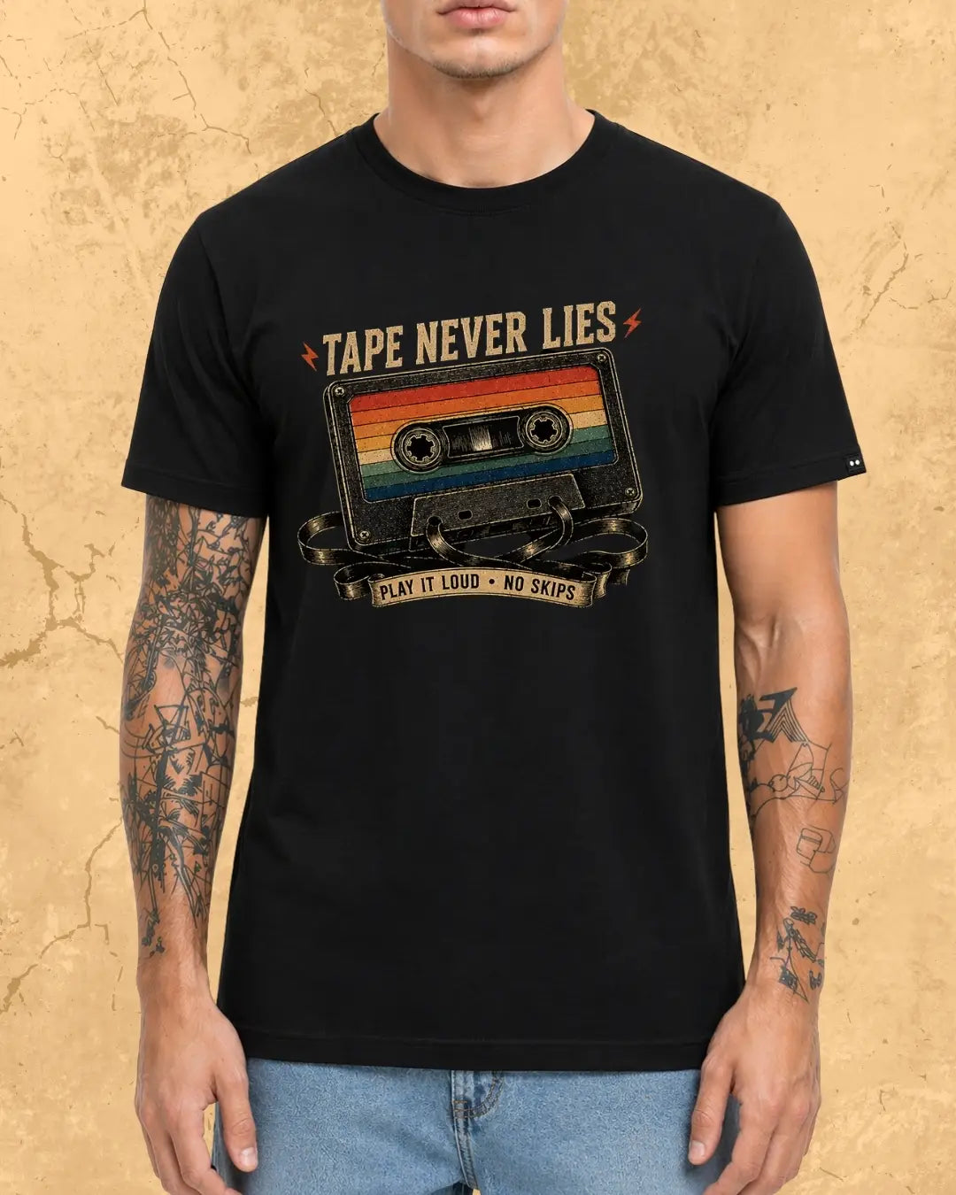 Retro Cassette Music Cotton Tshirt