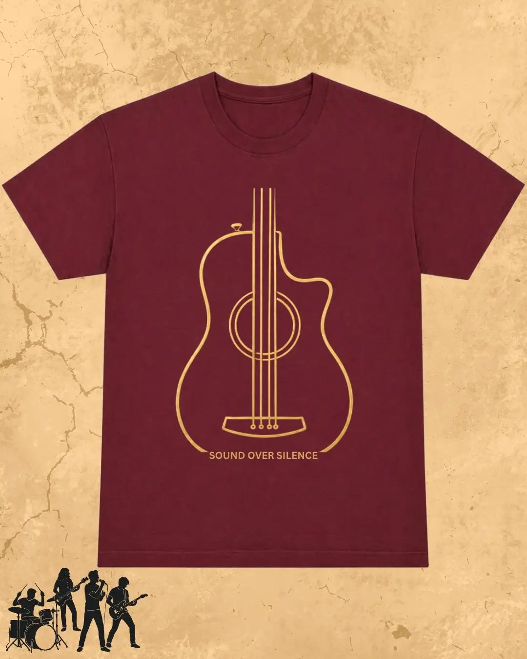 Guitar Music Cotton T-Shirt
