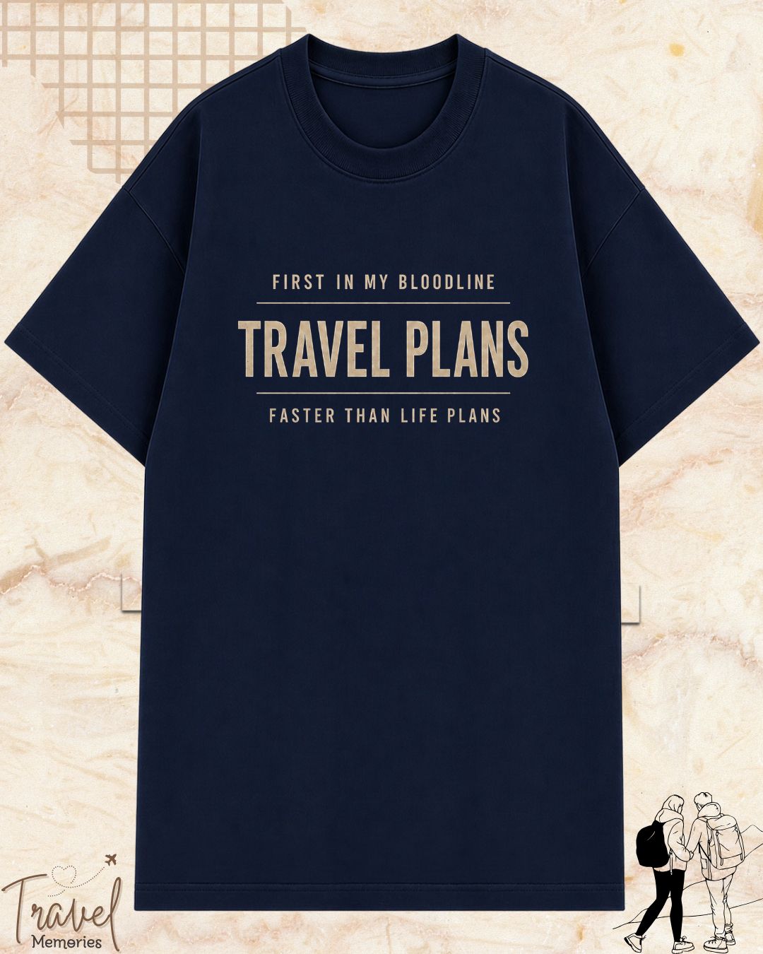 FIRST IN MY BLOODLINE Travel Cotton Tshirt