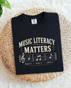 Music Literacy Matters Cotton T-Shirt