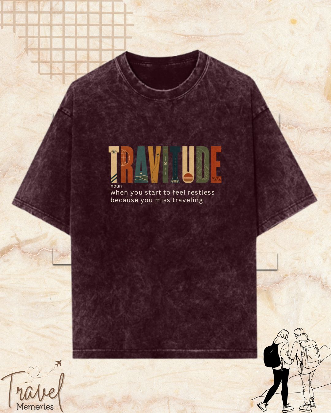 Travel Dictionary Cotton Tshirt