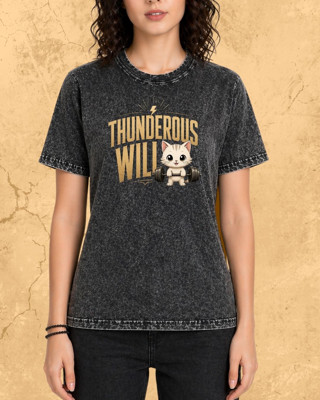 Meow Workout Cotton Tee