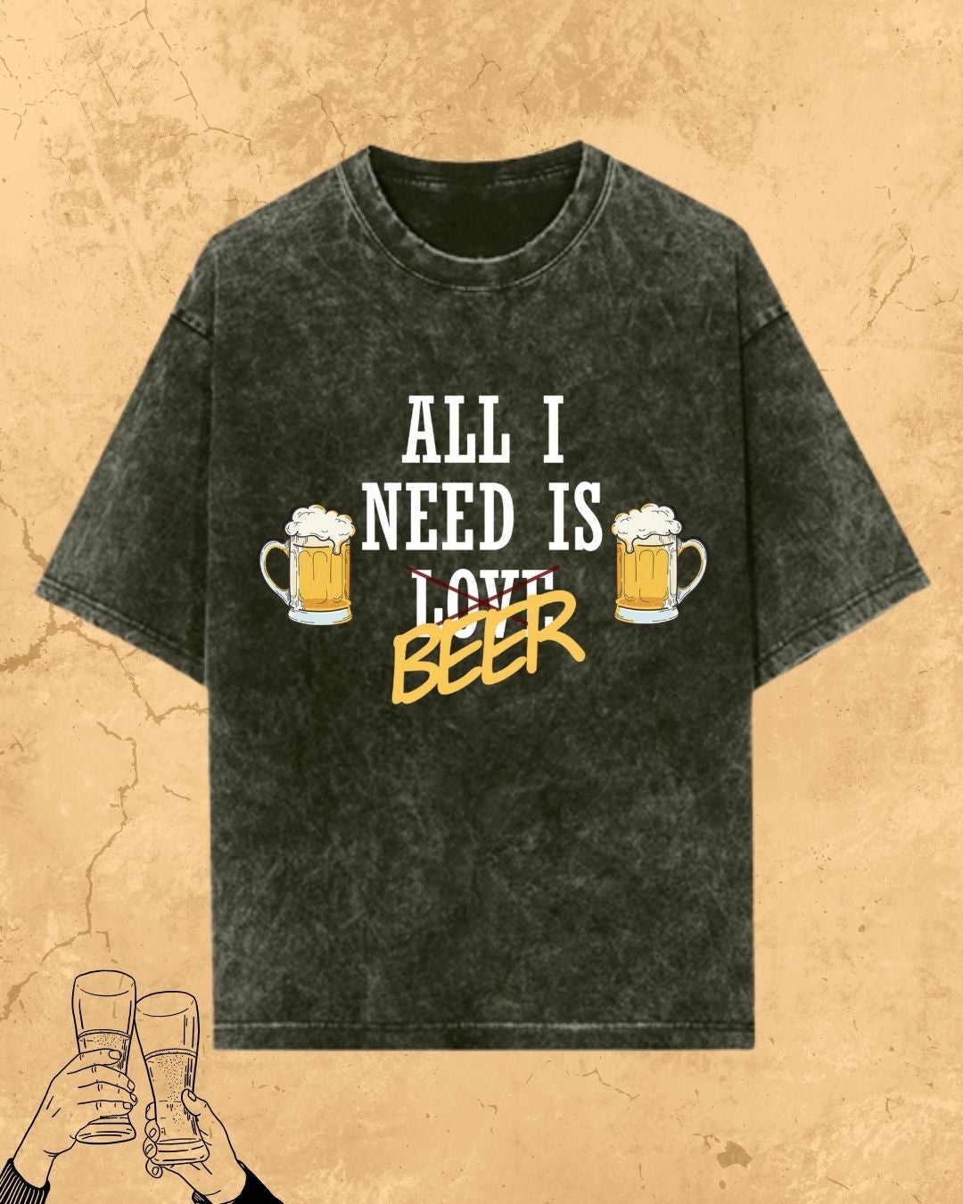 Beer Over Love Cotton Tshirt