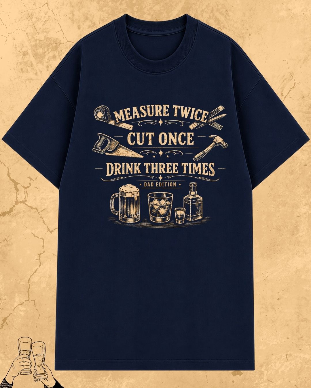 Beer Bond Statement Cotton T-Shirt