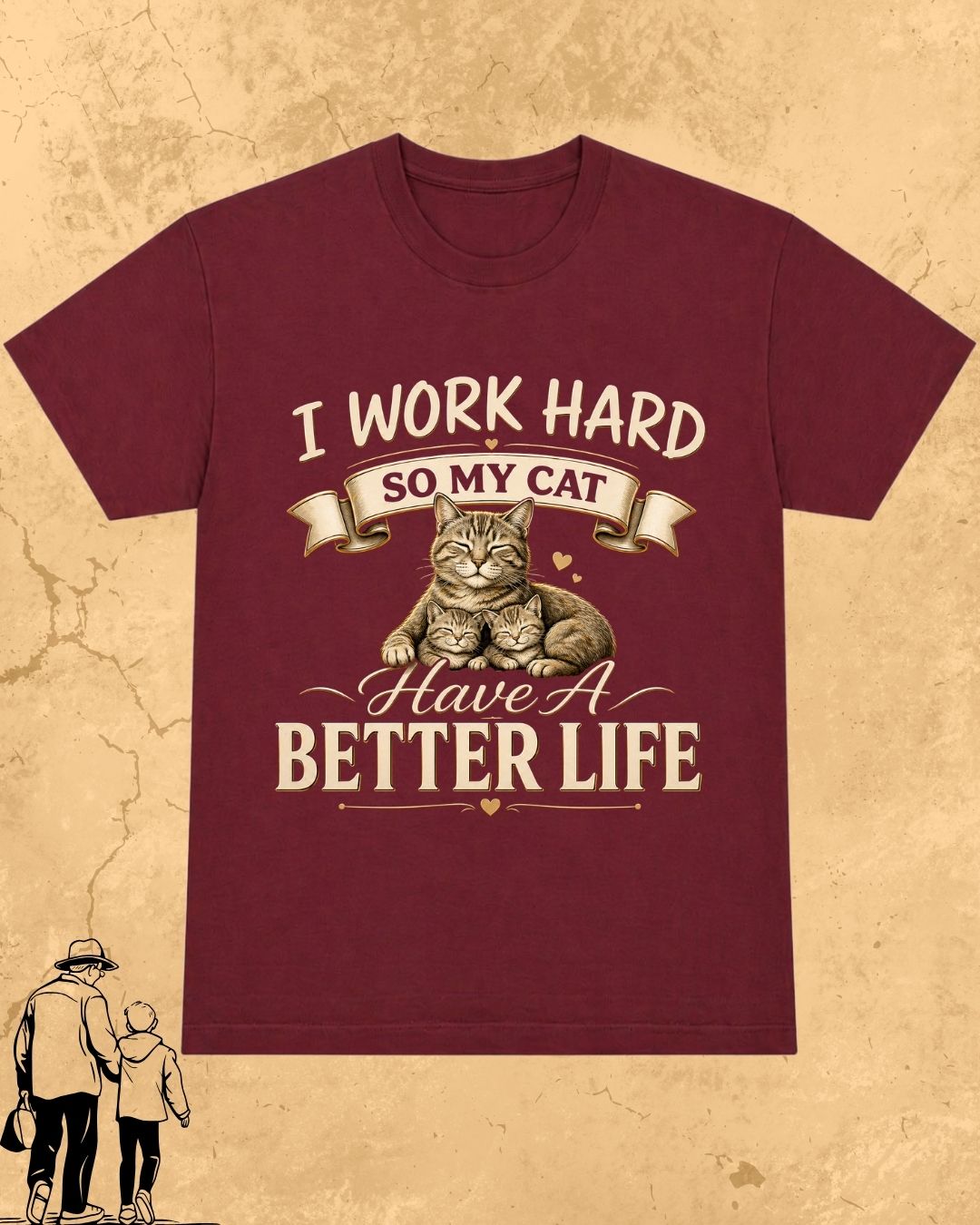 Purr Dad Cotton Tshirt