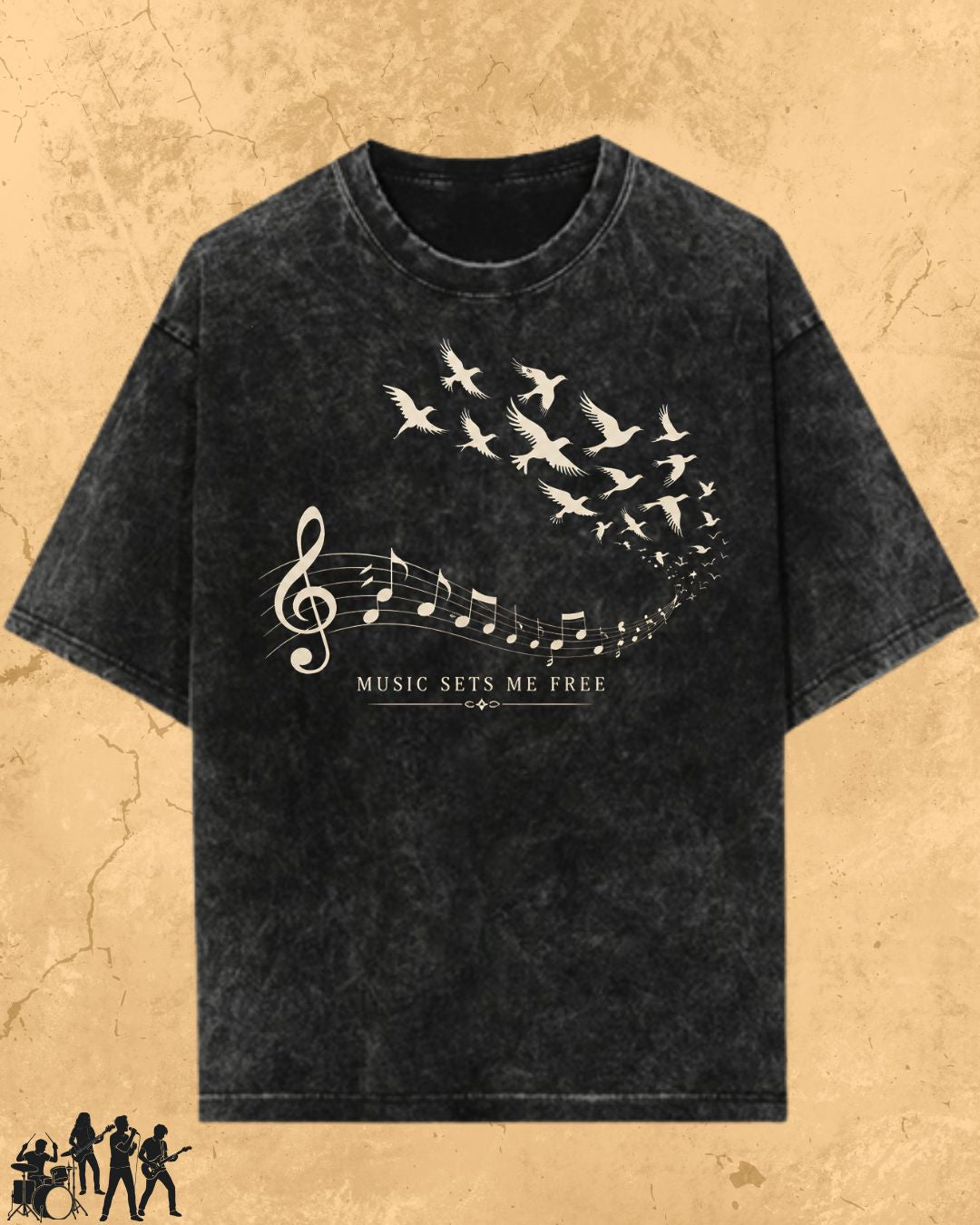 Music Freedom Cotton Tshirt