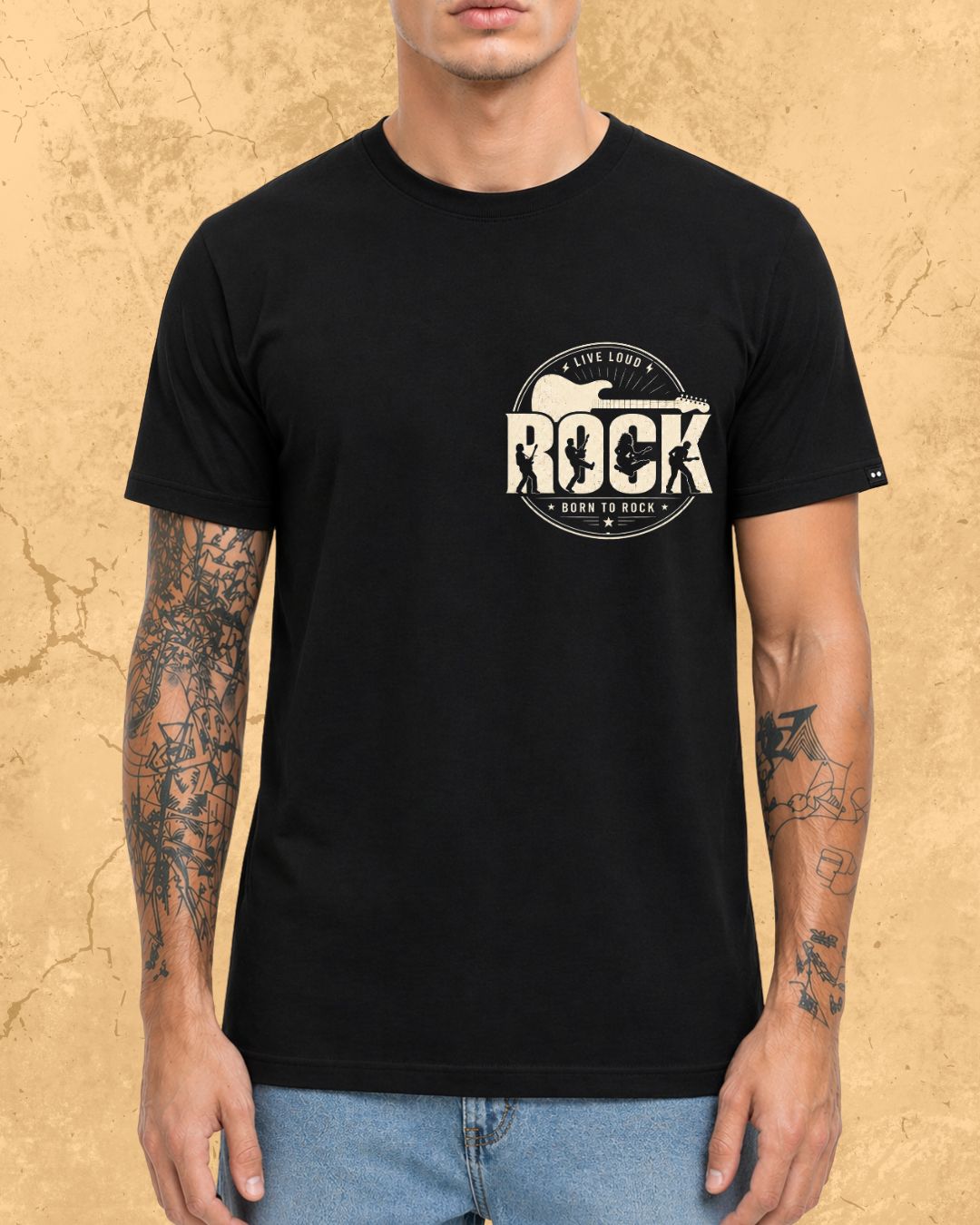 Rock Music Cotton Tshirt